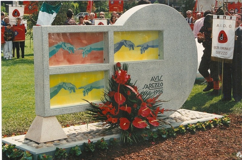 Inaugurazione del Monumento AVIS