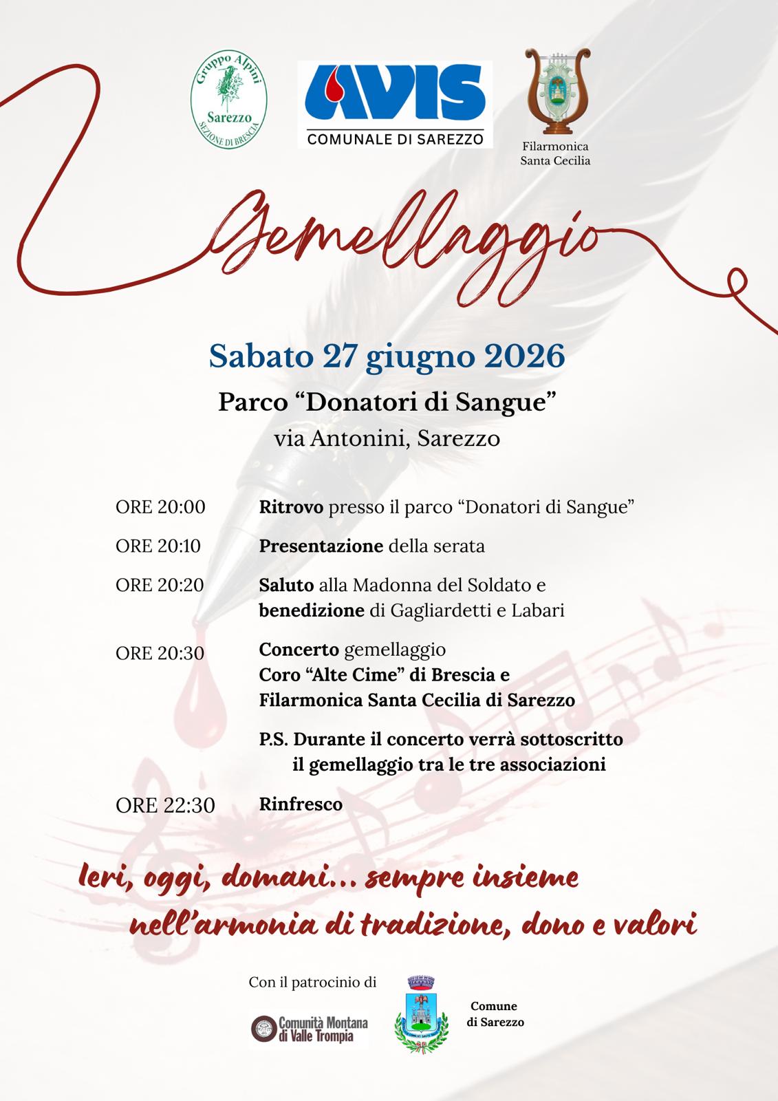 Unione e Tradizione: Il Gemellaggio delle Associazioni di Sarezzo
